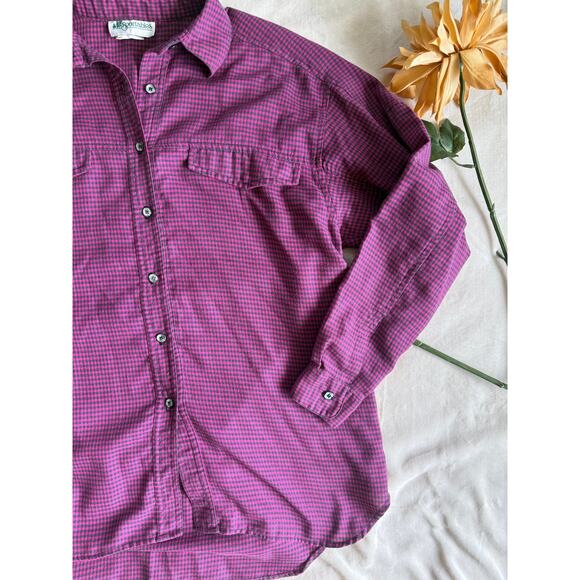 Sportables Vintage Cotton L/S Blouse Size - Picture 2 of 6